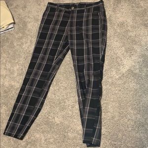 Plaid dress pants